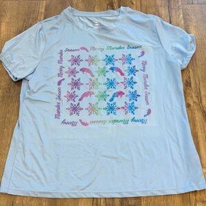 Merry Manatee Season Custom Made T-Shirt Adult M